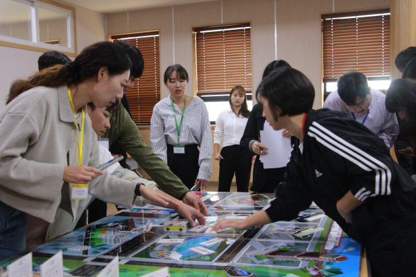 합동 도상훈련 진행 장면/천안동남소방서 제공