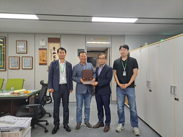 임도사업 평가 표창(최우수 아산시)