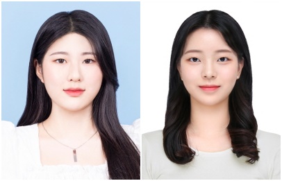 ‘제15회 소외된 이웃과 함께하는 창의설계 경진대회’에서 대상을 수상한 한밭대학교 S.O.T팀(전하연(왼쪽), 사민경 학생)