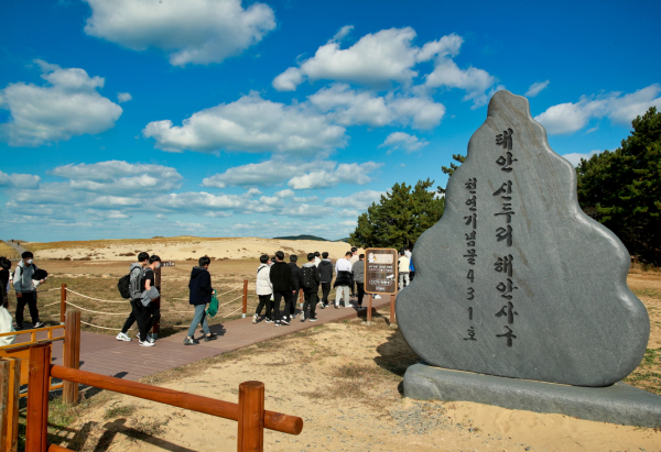2021년 열린 대한민국 사구축제 모습(21. 11. 13.)