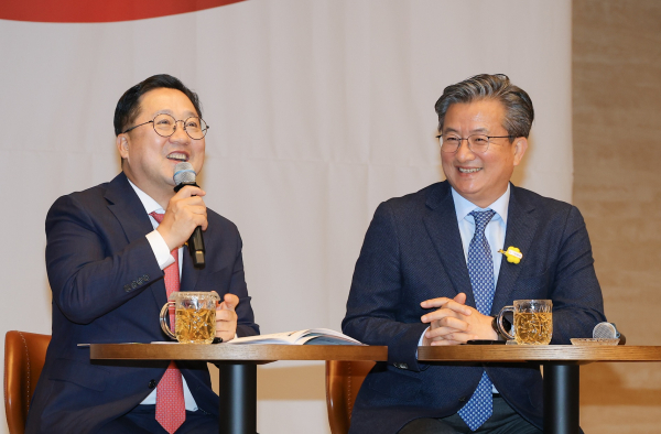 이장우 대전시장, 정용래 유성구청장