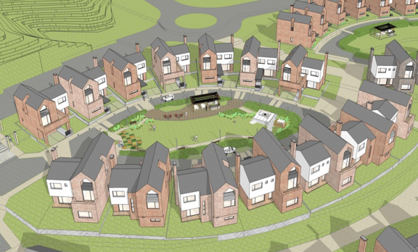 6-4生(해밀동) 공유마당마을 조감도