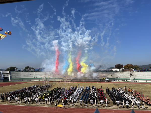 지난해 '시민화합 체육대회’ 개막식 모습