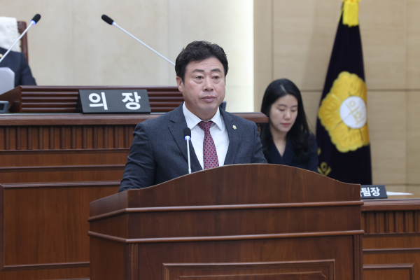 신동원 계룡시의원 5분 발언