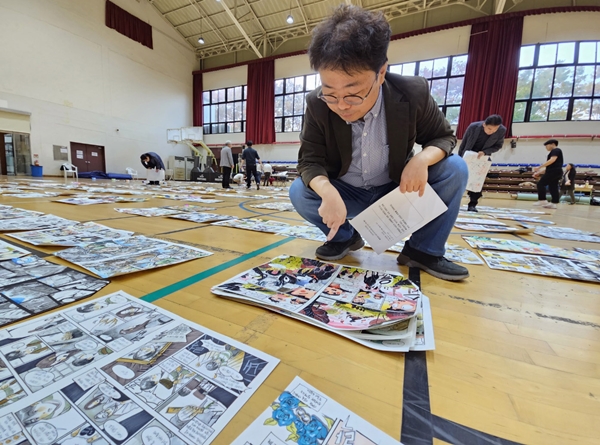 목원대 미술실기고사 현장 모습