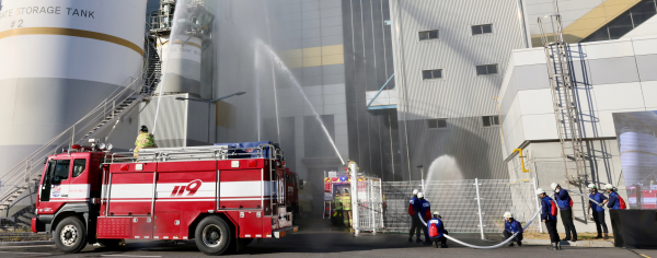 지난해 현장대응훈련 사진