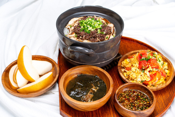 10월의 아침 집밥 차림사진