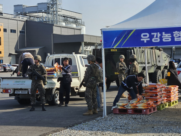 충무훈련 현장 모습