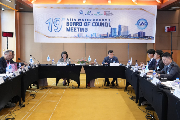 아시아물위원회가 지난 6일 필리핀 마닐라에서 제19차 이사회를 개최하였다.