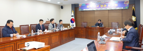 정책연구 결과보고회 진행 장면/천안시의회 제공