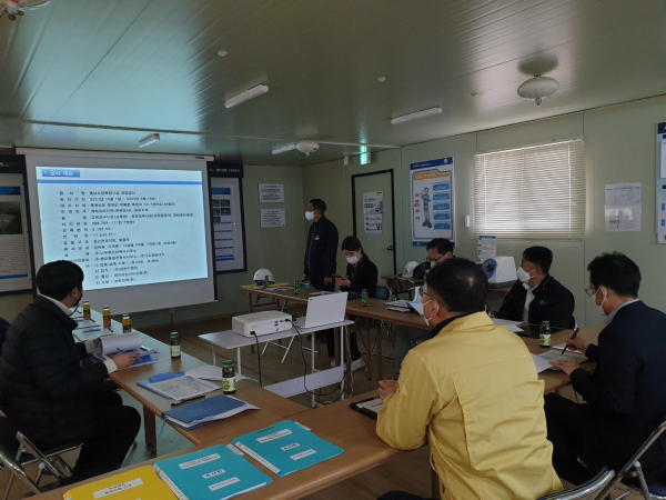 지난해 초미세먼지 재난대응 모의훈련 모습