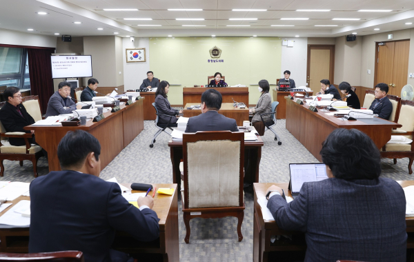 제348회 정례회 행정문화위원회 행정사무감사(충남문화관광재단)