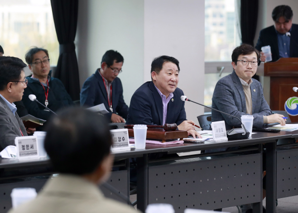 대전 서구 탄소중립 녹색성장 기본계획 수립 용역 최종보고회 장면