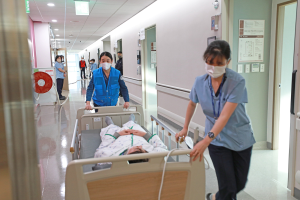 합동소방훈련 모습