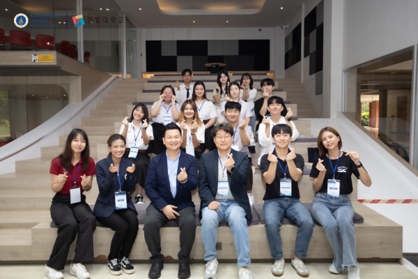 국립한밭대-태국 마히돌대, ‘글로벌 기업가정신 공동교육 창업캠프’에 참가한 학생들이 기념촬영