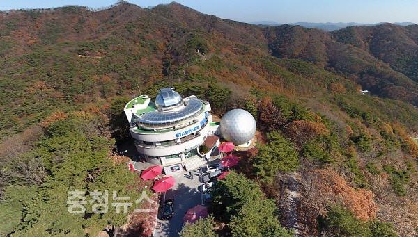 칠갑산 천문대 가을 전경