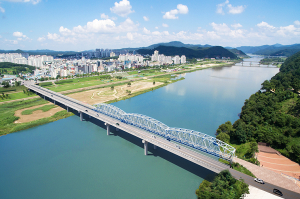 행복도시~공주3구간(제2금강교) 도로 건설 조감도