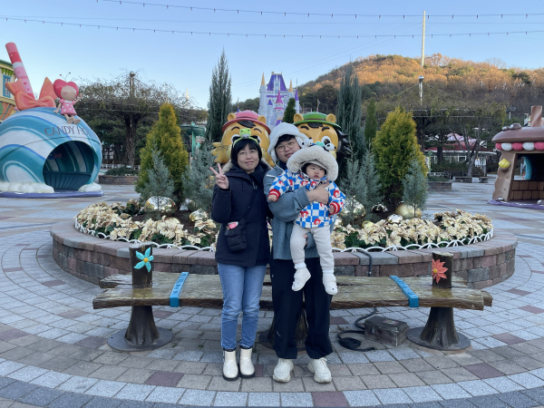 오월드 소원이벤트 당첨자 방문 사진