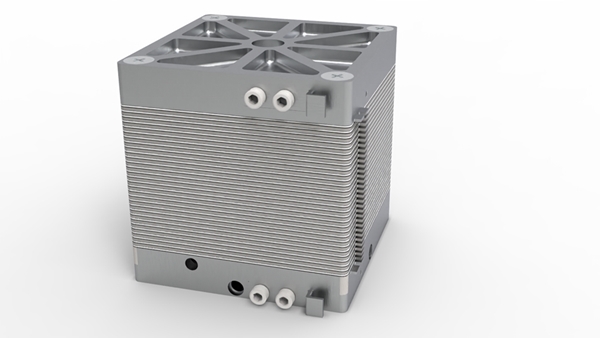 연구를 통해 개발한 SOEC 스택