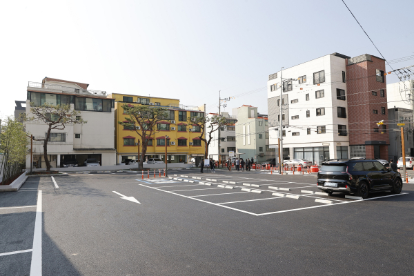 유성구 봉명동 노외 공영주차장 조성 사진