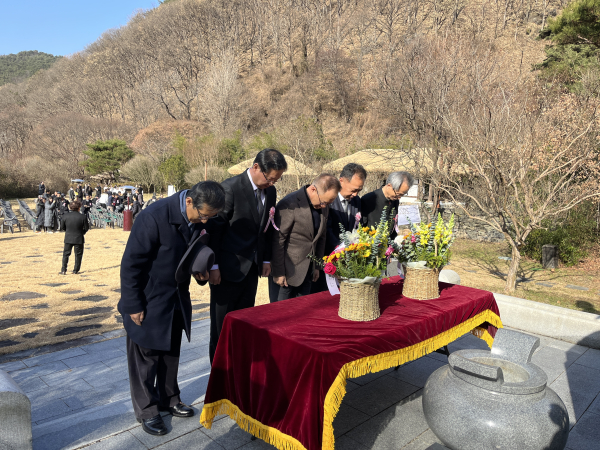 단재 신채호 선생 탄신 143주년 기념식 개최 모습
