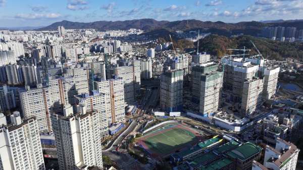 천동 3구역 전경