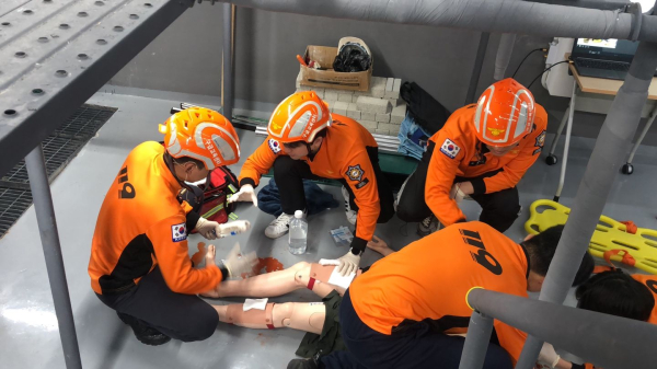 권역외상센터, 하반기 외상의료종사자 교육 진행 모습