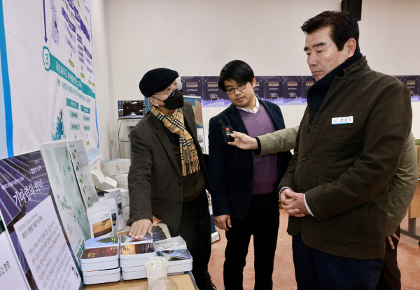 농촌신활력플러스 사업 참여 주체의 성과 전시 모습