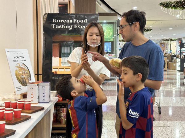 호주 시드니 K-푸드 신제품 마켓테스트 현장