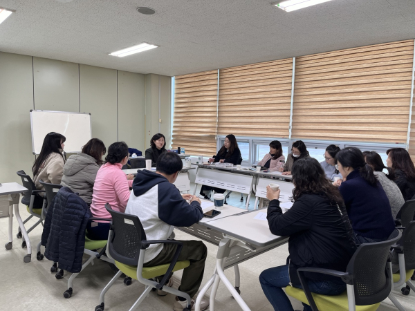 무심집단상담, 애니어그램 진행 모습