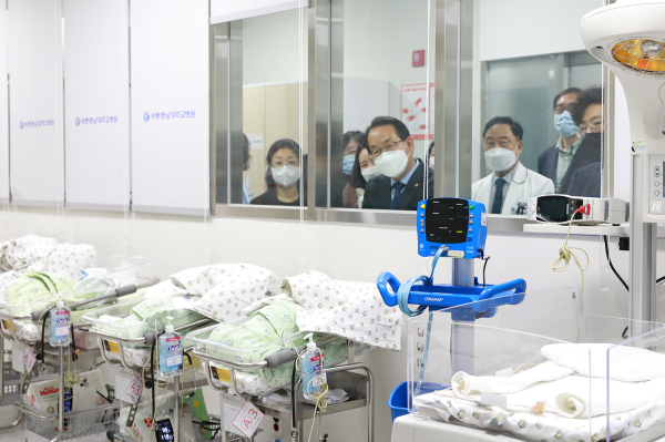 신생아집중치료지역센터 개소식 모습