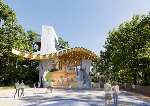 신규 조성 보문산 전망대 조감도