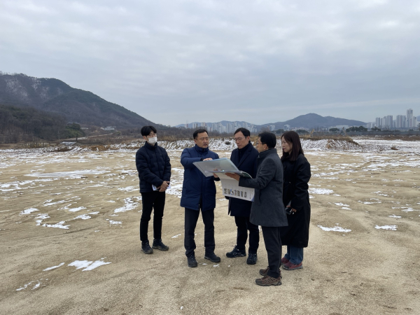 김규철 행복청 차장 국회의사당 예정부지 및 공동캠퍼스 조성현황 점검