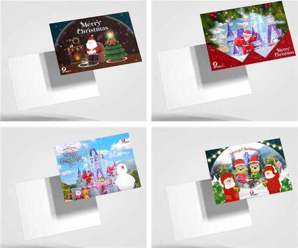 대전오월드 크리스마스 카드