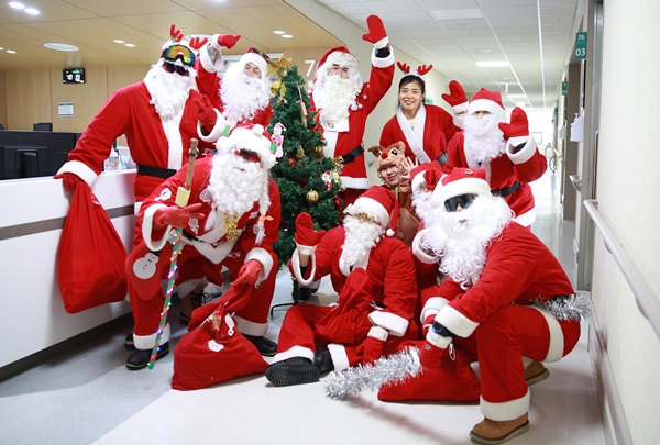 건양대병원 크리스마스 행사 모습