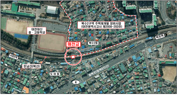 호남선 서대전~가수원간 매천교 개량공사