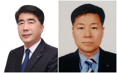(왼쪽부터) 백남성 농협중앙회 충남세종본부장, 박장순 NH농협은행 충남본부장.