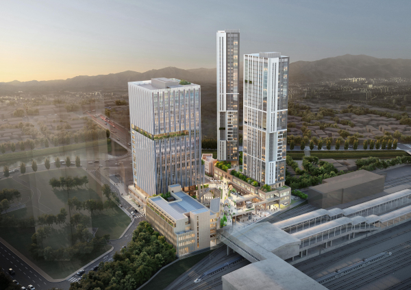 천안역세권 혁신지구 도시재생사업 조감도/천안시 제공