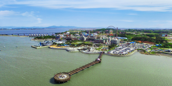 삽교호 관광지 모습