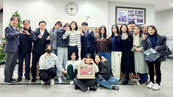 세종송담교회 주전자 기부식 개최 모습