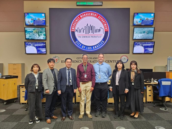 박희조 동구청장, LA비상관리센터 시찰