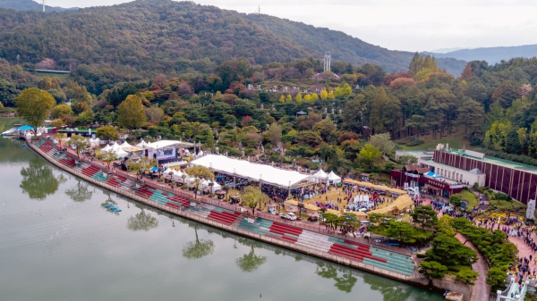 지난 대전효문화뿌리축제 행사장 모습