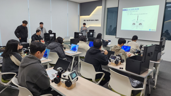 자율주행·AI 로봇을 활용한 실습교육 진행