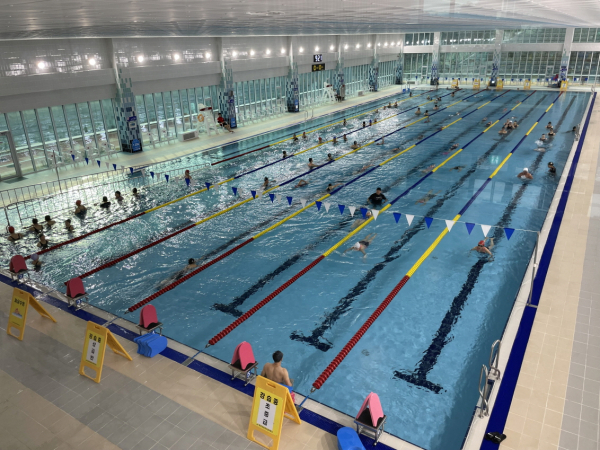 예산 1100년 기념관 수영장 모습