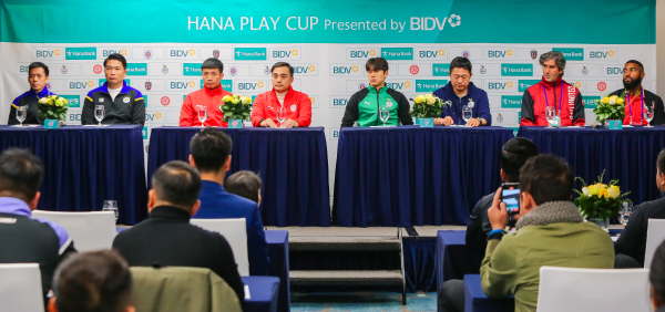 BIDV 초청 하나플레이컵 미디어데이 진행 모습