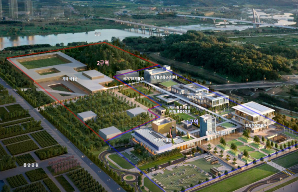 국립박물관단지 조감도