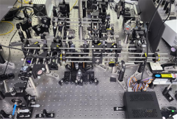 비검출 광자 양자센서를 위한 복합 간섭계 실험장치