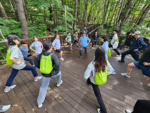 가축전염병 대응인력 총 939명에게 산림치유 제공