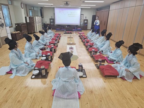 2024년 겨울방학 인성쑥쑥 서당캠프 운영 모습