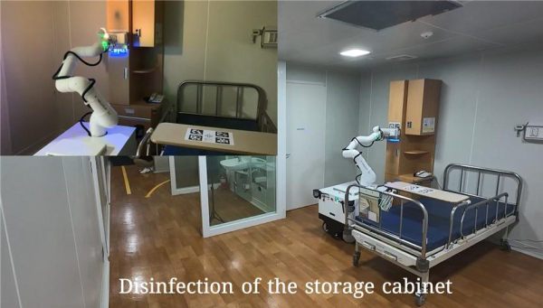 다중 이용 시설 및 생활공간을 위한 지능형 자율 방역 로봇 시스템